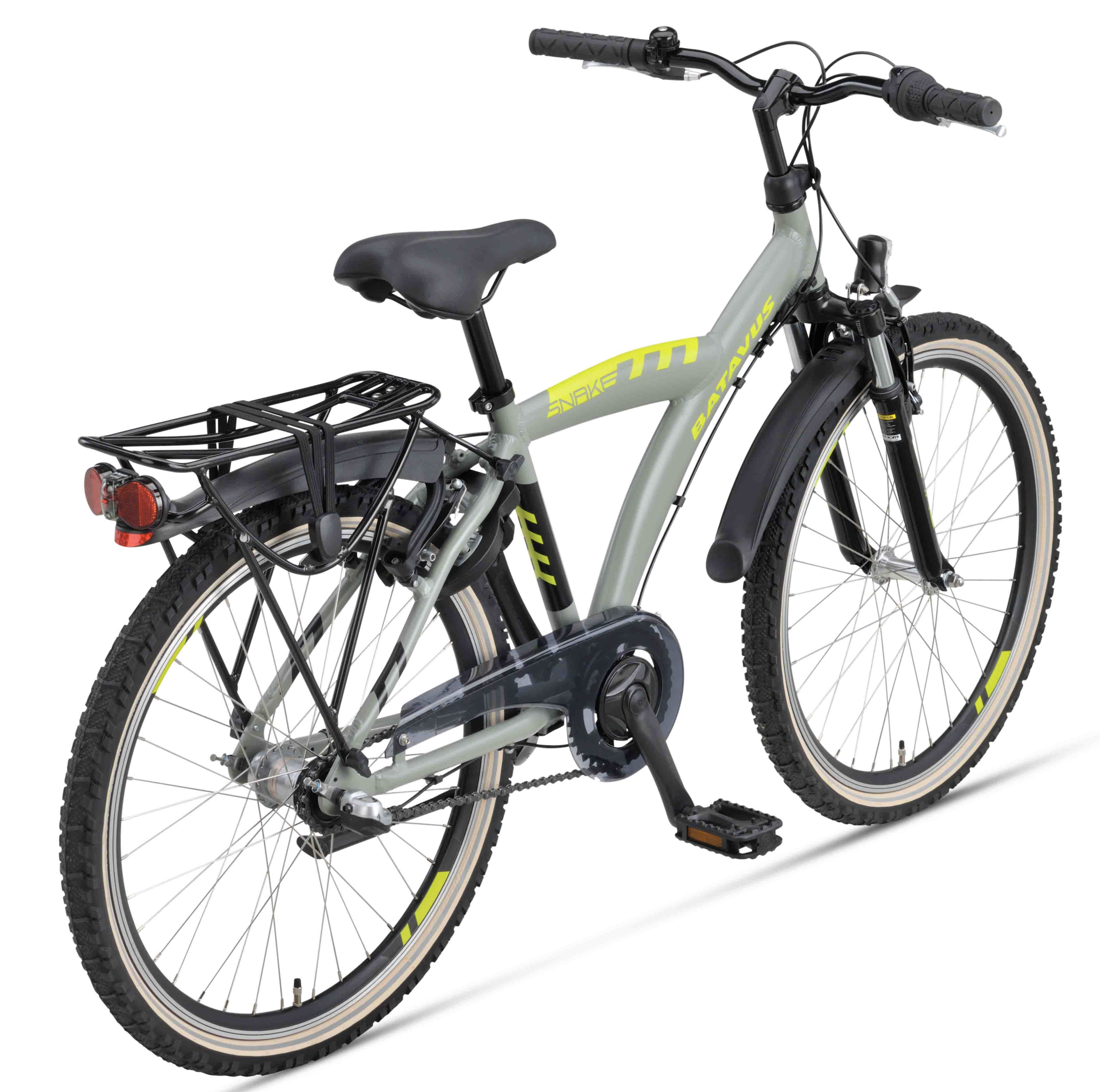 Batavus Snake jongensfiets 24" 3-speed Tactical Green 8+