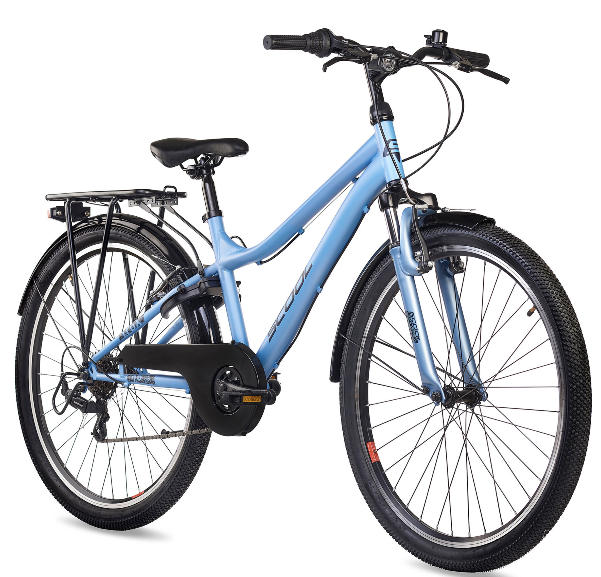 S'COOL troX 26" Ice Blue 6-Speed 10+