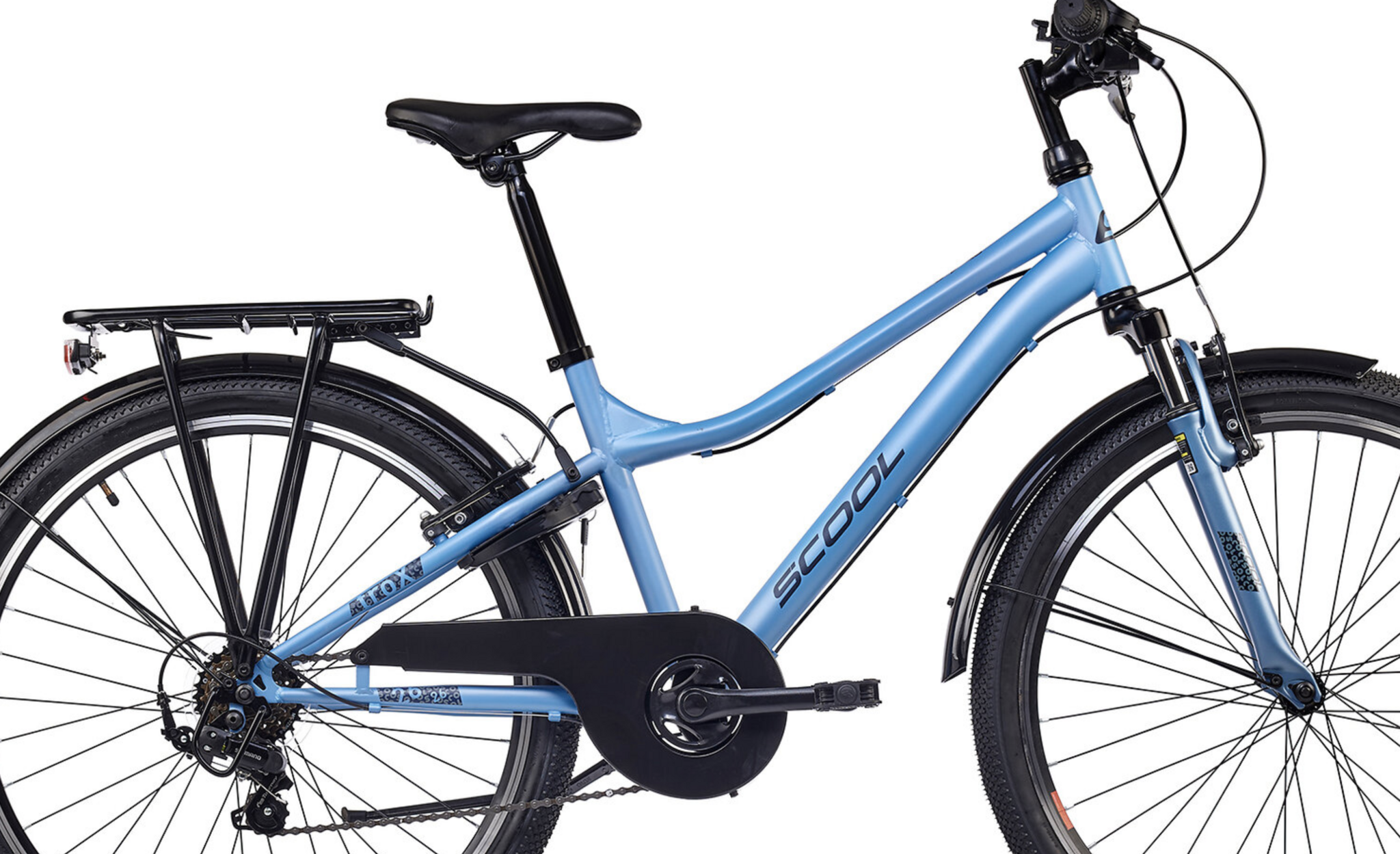 S'COOL troX 26" Ice Blue 6-Speed 10+