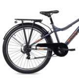 S'COOL troX 26" Grey-Orange 6-Speed 10+