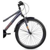 S'COOL troX 26" Grey-Orange 6-Speed 10+