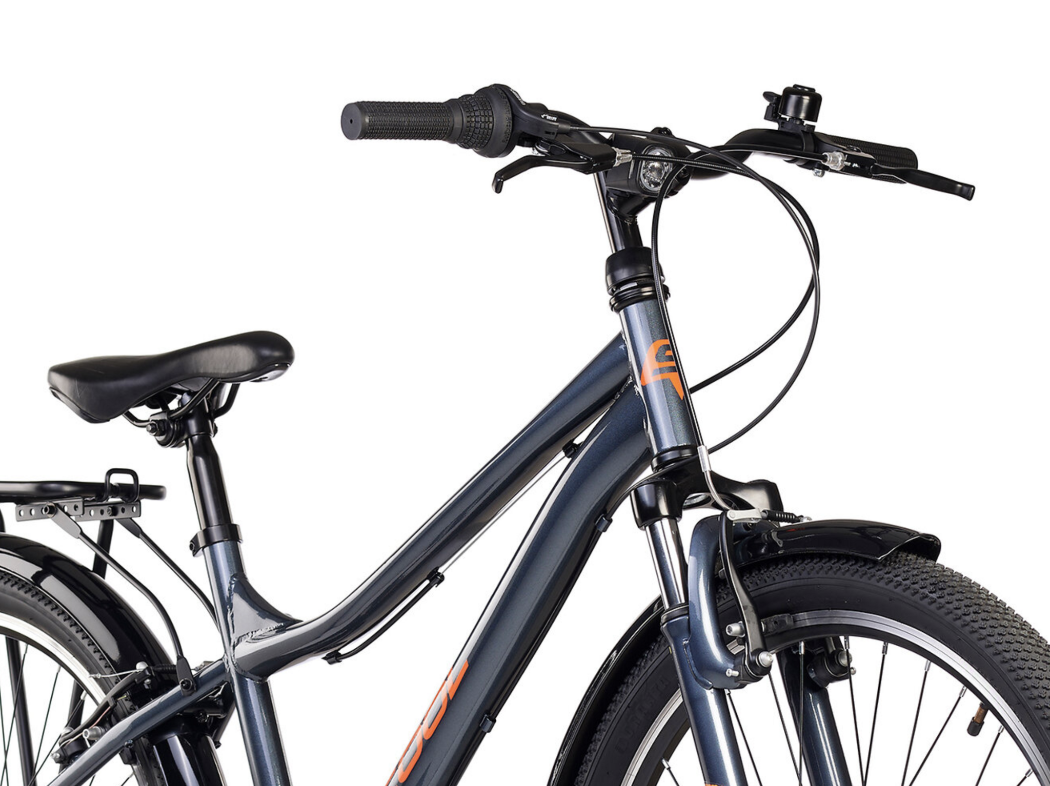 S'COOL troX 26" Grey-Orange 6-Speed 10+