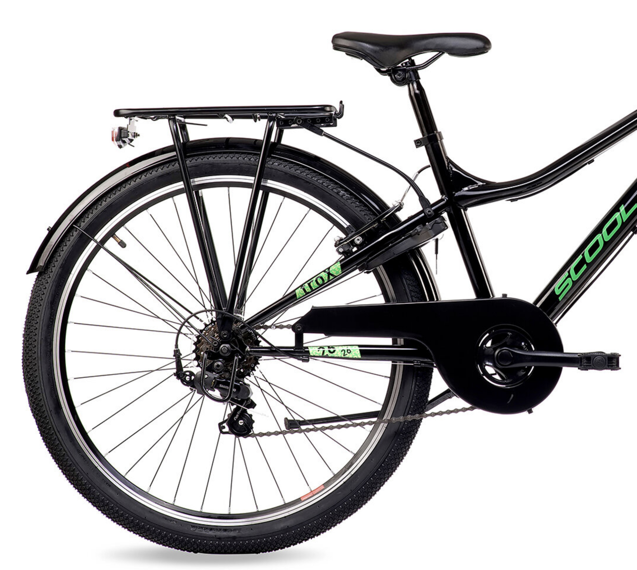 S'COOL troX 26" Black-Neon 6-Speed 10+
