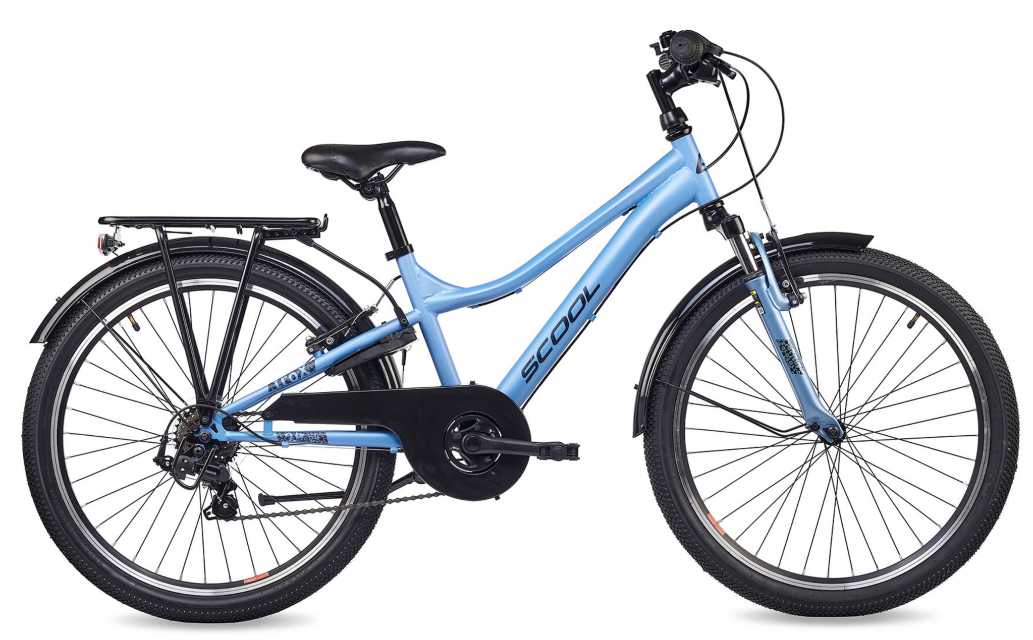 S'COOL troX 24" Ice Blue 6-Speed 8+