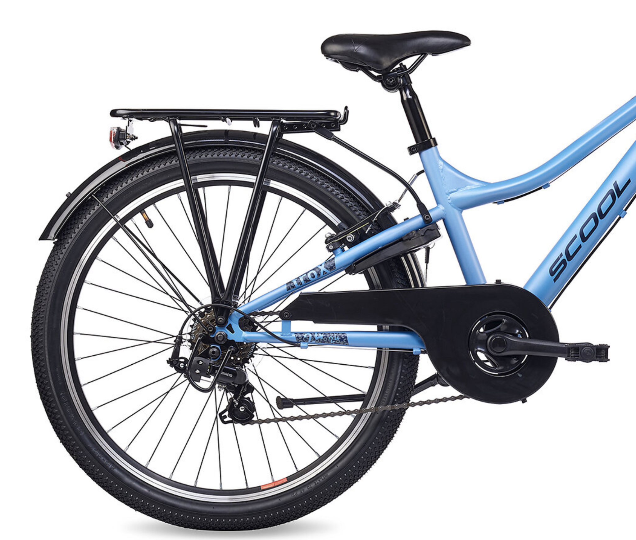 S'COOL troX 24" Ice Blue 6-Speed 8+
