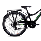 S'COOL troX 24" Black-Neon 6-Speed 8+