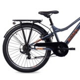 S'COOL troX 24" Grey-Orange 6-Speed 8+