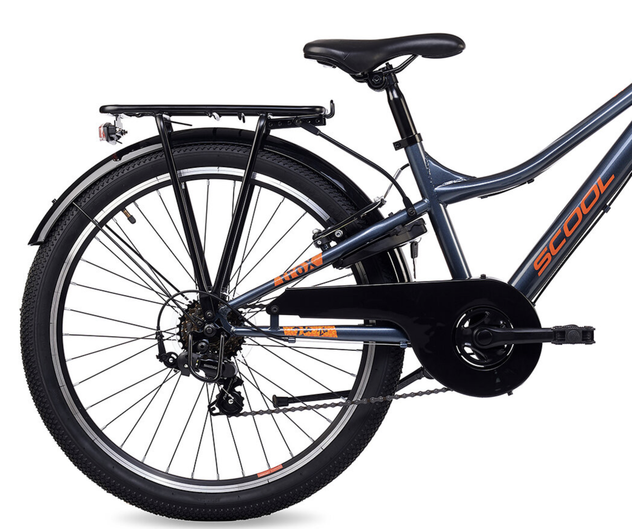S'COOL troX 24" Grey-Orange 6-Speed 8+