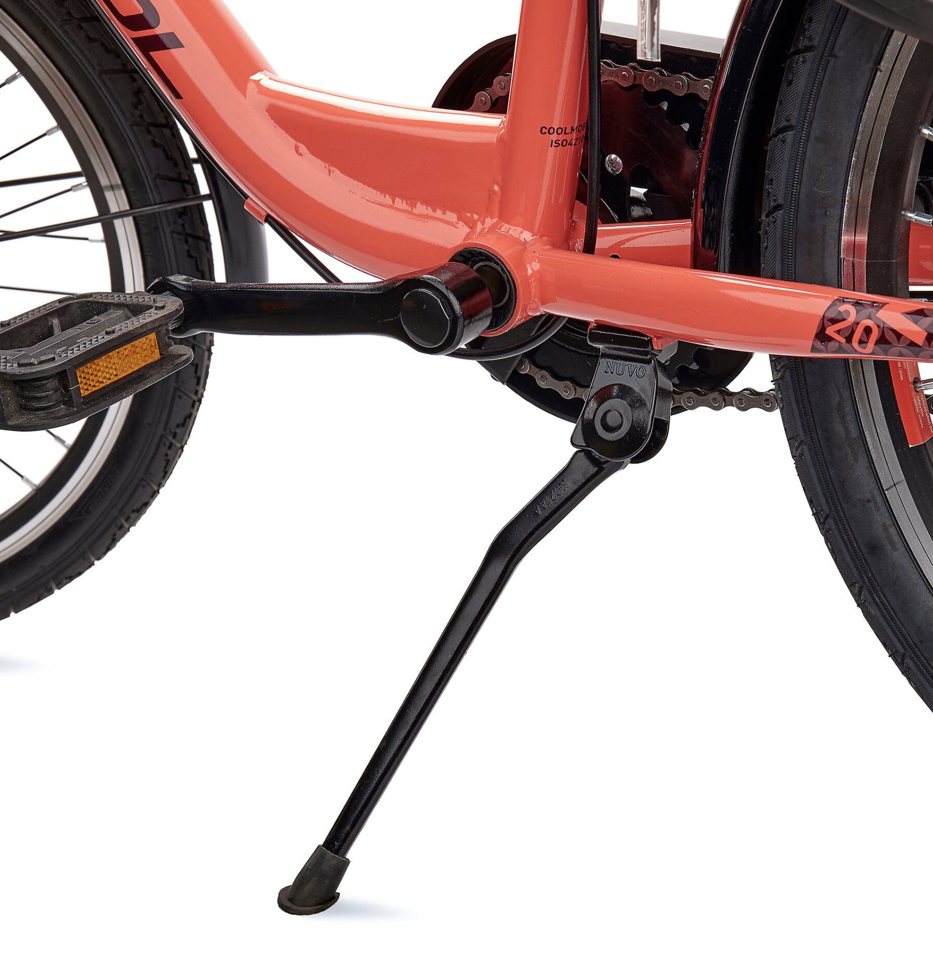 S'COOL chiX Steel 20" Coral - Dark Red 3-Speed 6+