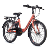 S'COOL chiX Steel 20" Coral - Dark Red 3-Speed 6+