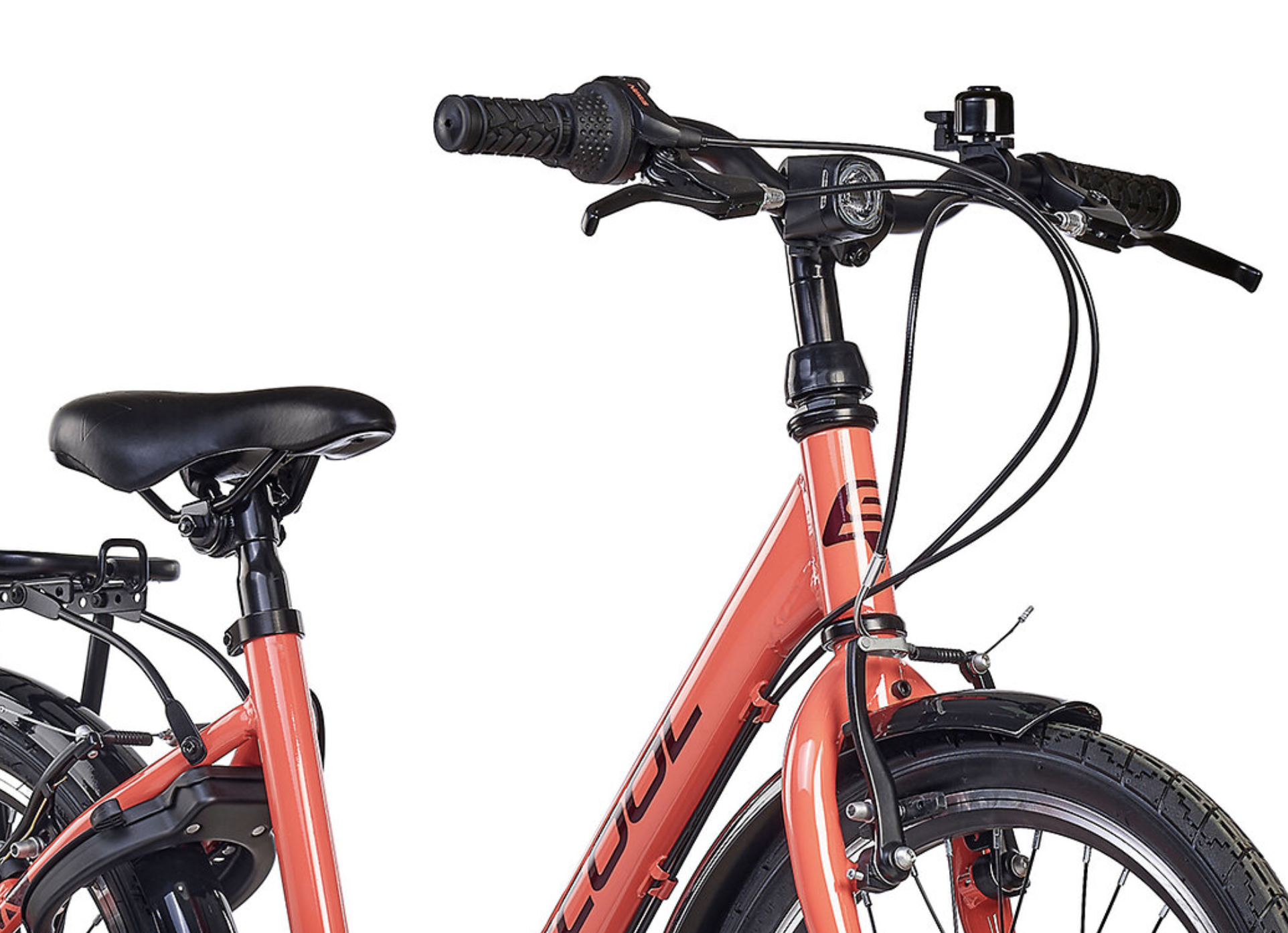 S'COOL chiX Steel 20" Coral - Dark Red 3-Speed 6+