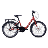 S'COOL chiX Steel 20" Rood - Wit 3-Speed 6+