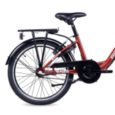 S'COOL chiX Steel 20" Rood - Wit 3-Speed 6+