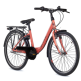 S'COOL chiX Steel 24" Coral - Dark Red 3-Speed 8+