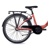 S'COOL chiX Steel 24" Coral - Dark Red 3-Speed 8+