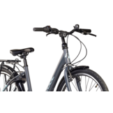 S'COOL chiX Steel 24" Dark Grey - Aqua 3-Speed 8+