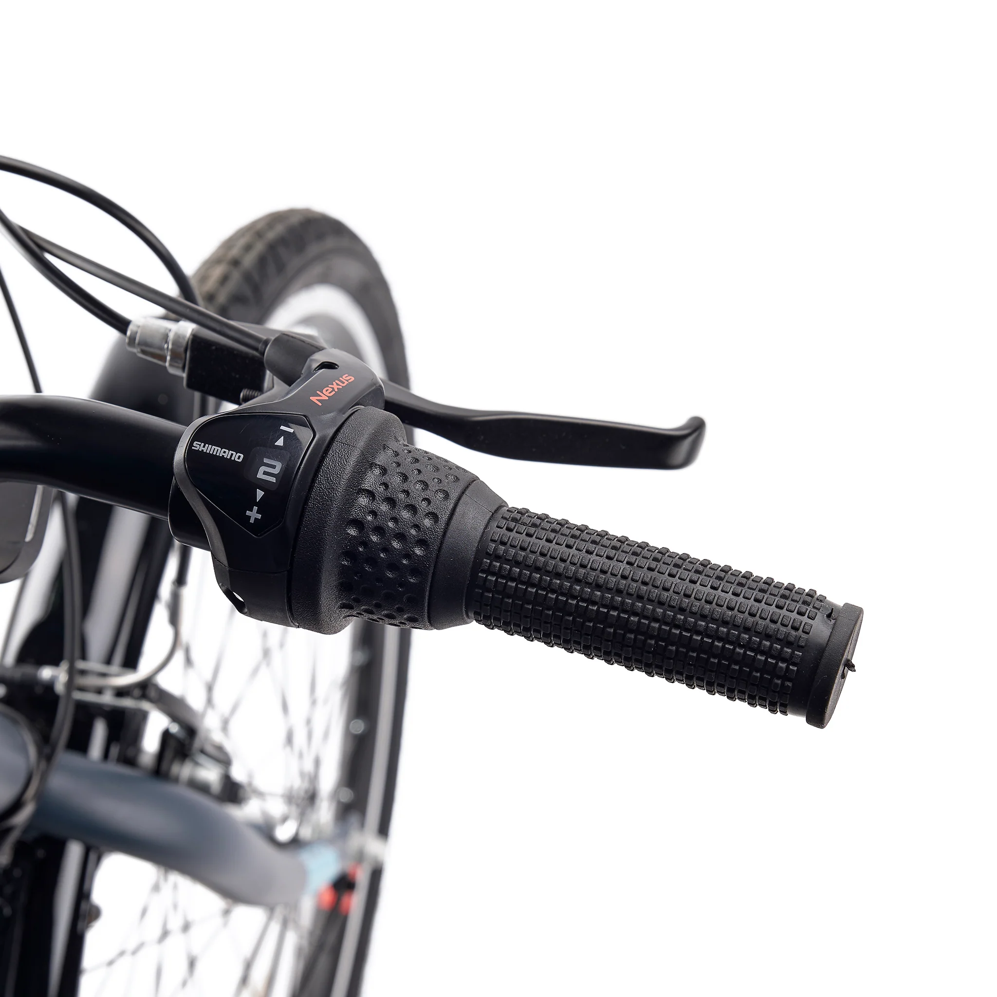 S'COOL chiX Steel 24" Dark Grey - Aqua 3-Speed 8+