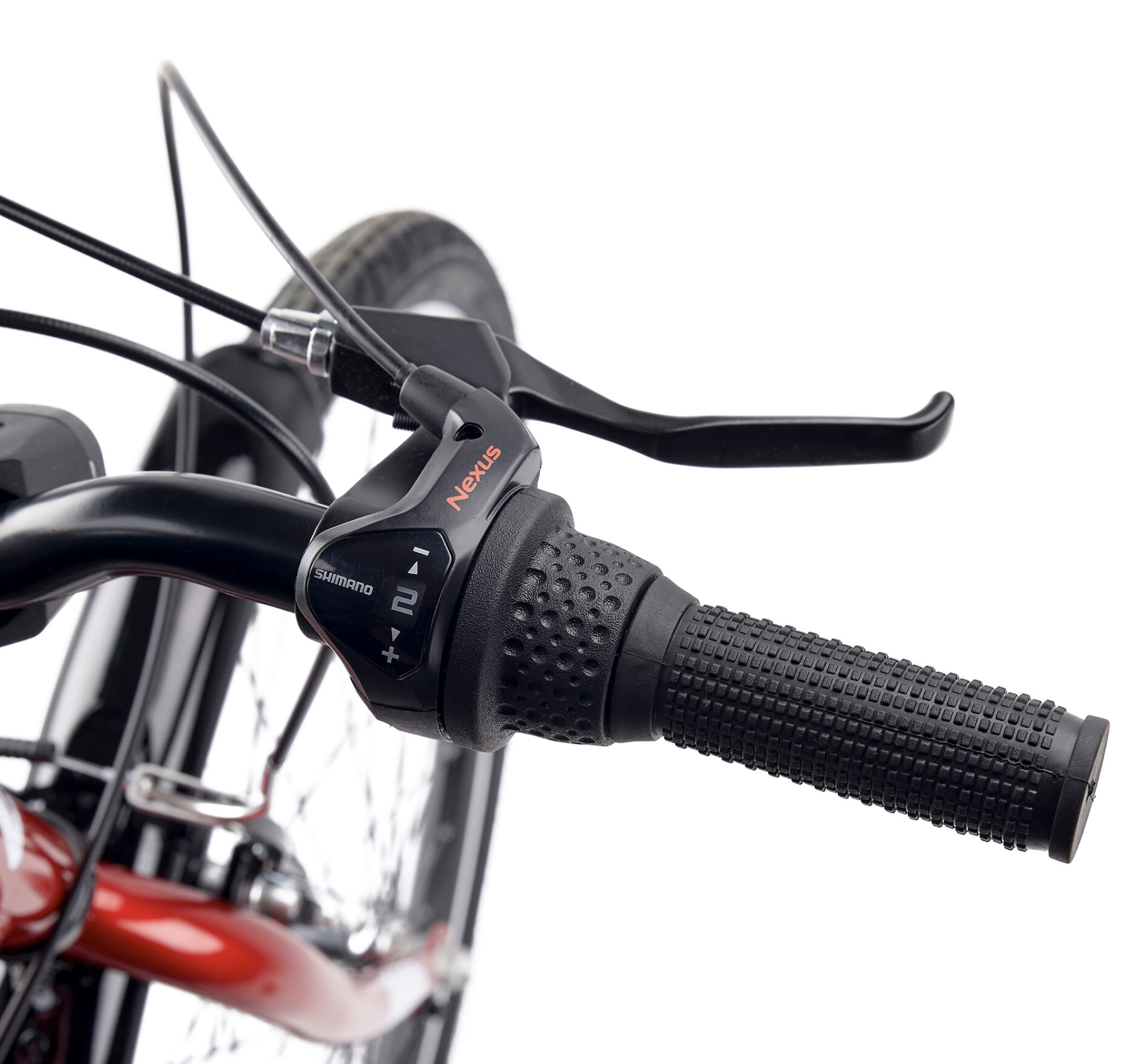 S'COOL chiX Steel 24" Rood - Wit 3-Speed 8+