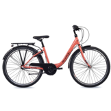 S'COOL chiX Steel 26" Coral - Dark Red 3-Speed 10+