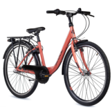 S'COOL chiX Steel 26" Coral - Dark Red 3-Speed 10+