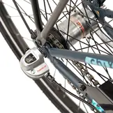 S'COOL chiX Steel 26" Dark Grey - Aqua 3-Speed 10+