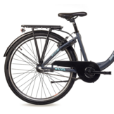 S'COOL chiX Steel 26" Dark Grey - Aqua 3-Speed 10+