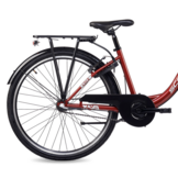 S'COOL chiX Steel 26" Rood - Wit 3-Speed 10+