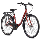 S'COOL chiX Steel 26" Rood - Wit 3-Speed 10+