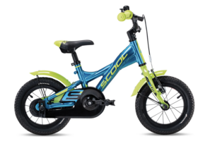 S'COOL XXlite 12" ALU Blauw metallic lemon 3+