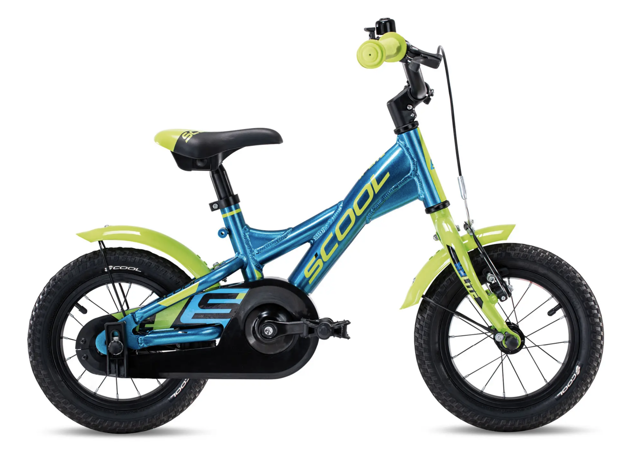 S'COOL XXlite 12" ALU Blauw metallic lemon 3+