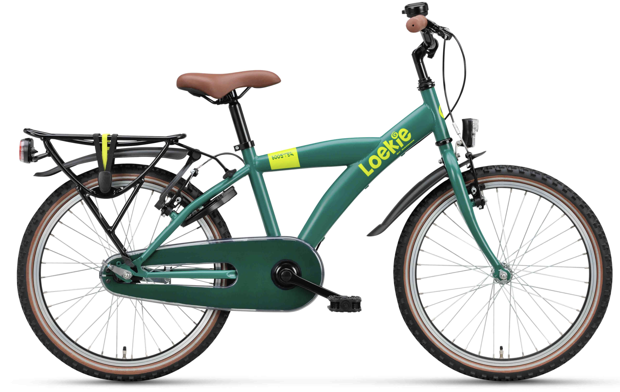 Showroom model - Loekie Booster 20" jongensfiets Groen 6+