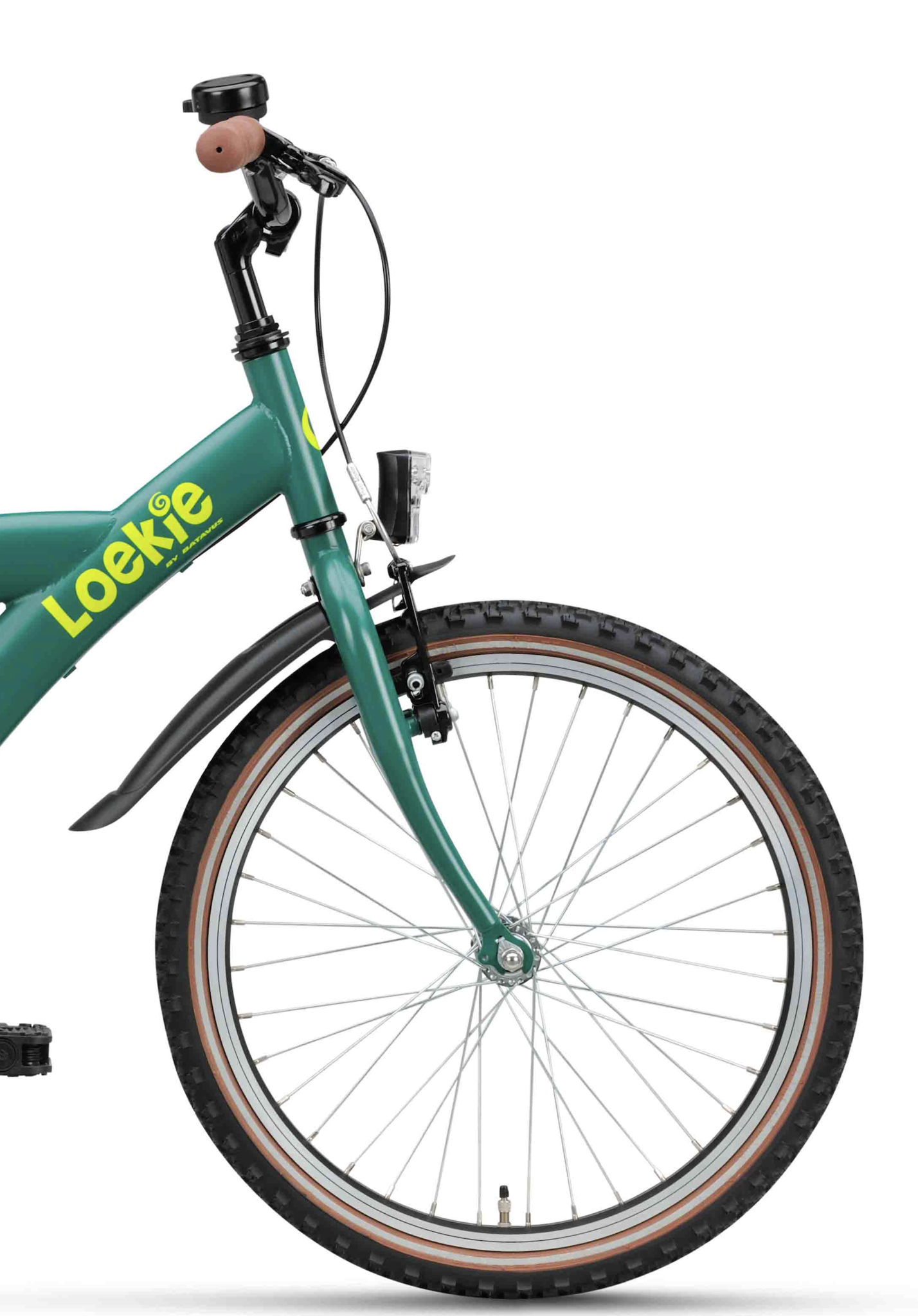 Showroom model - Loekie Booster 20" jongensfiets Groen 6+