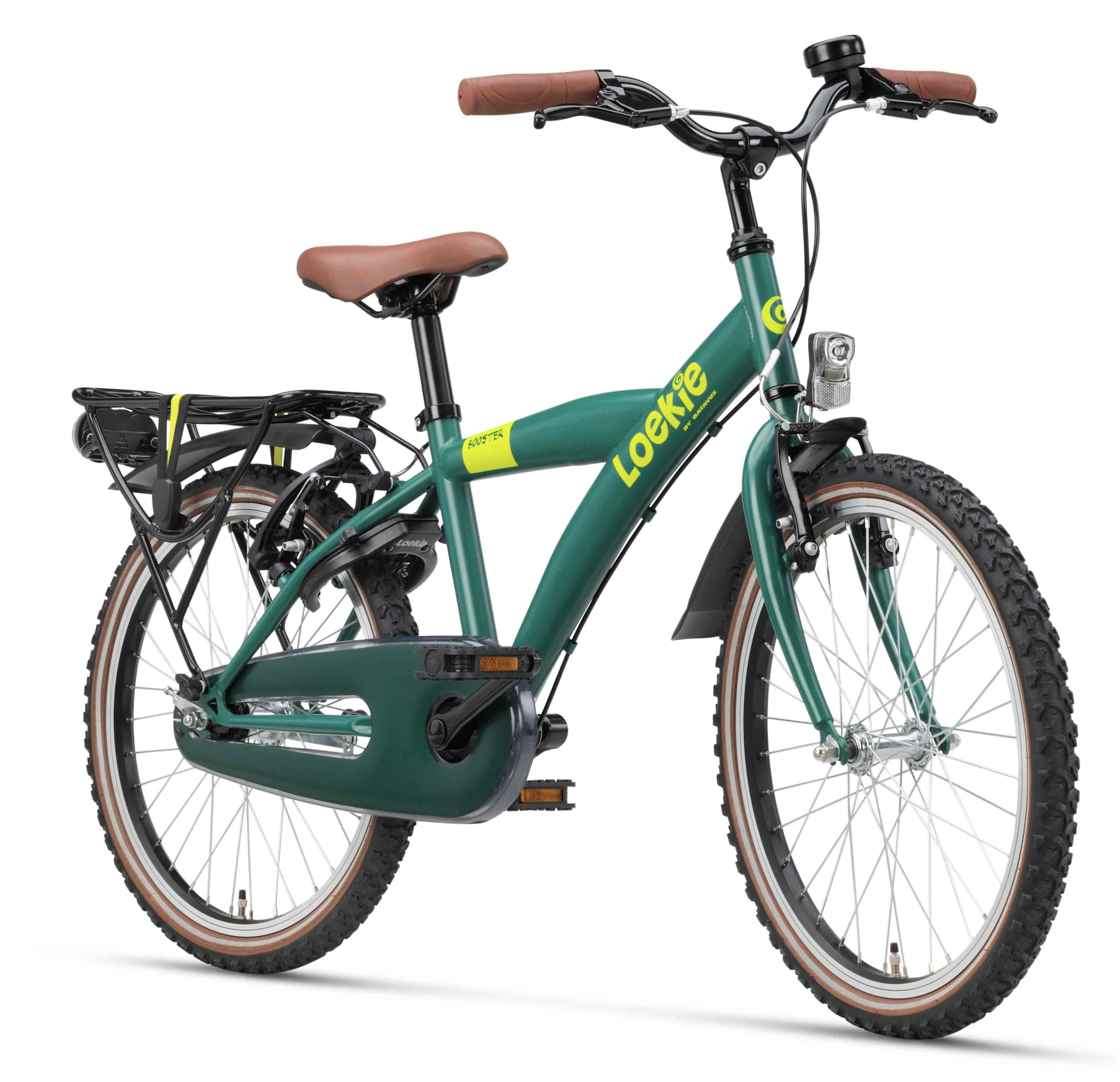 Showroom model - Loekie Booster 20" jongensfiets Groen 6+