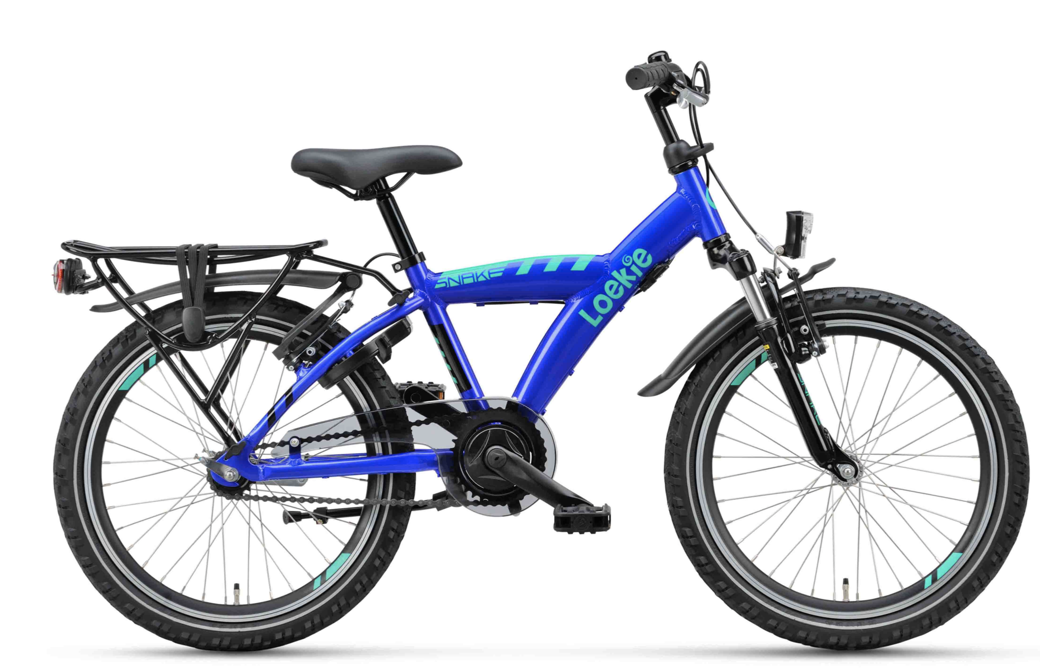 Tweedekans - Loekie Snake jongensfiets 20" Cobalt Blauw 6+