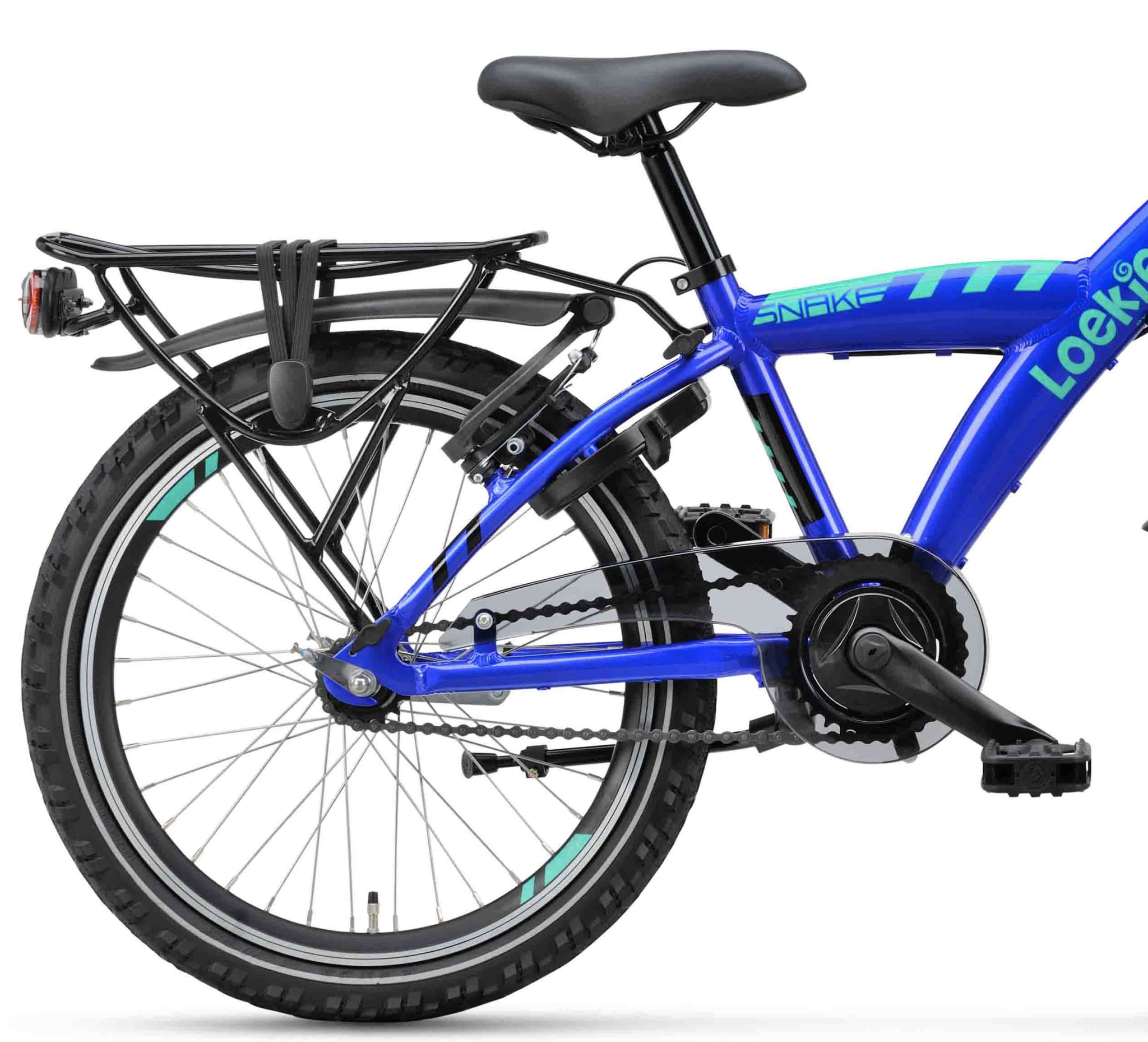 Tweedekans - Loekie Snake jongensfiets 20" Cobalt Blauw 6+