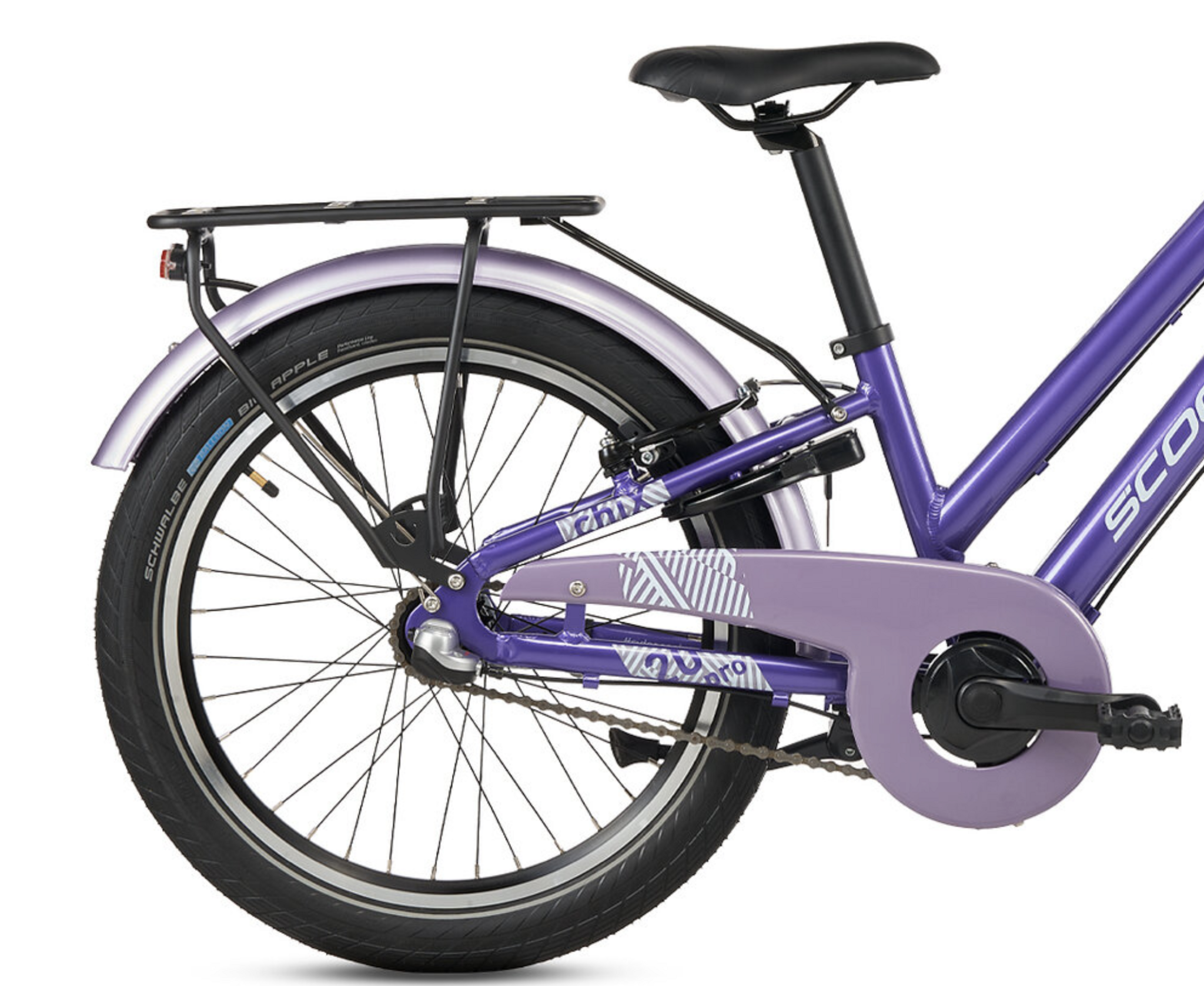 S'COOL chiX pro alu 20" Purple - Lavender 3-Speed 6+