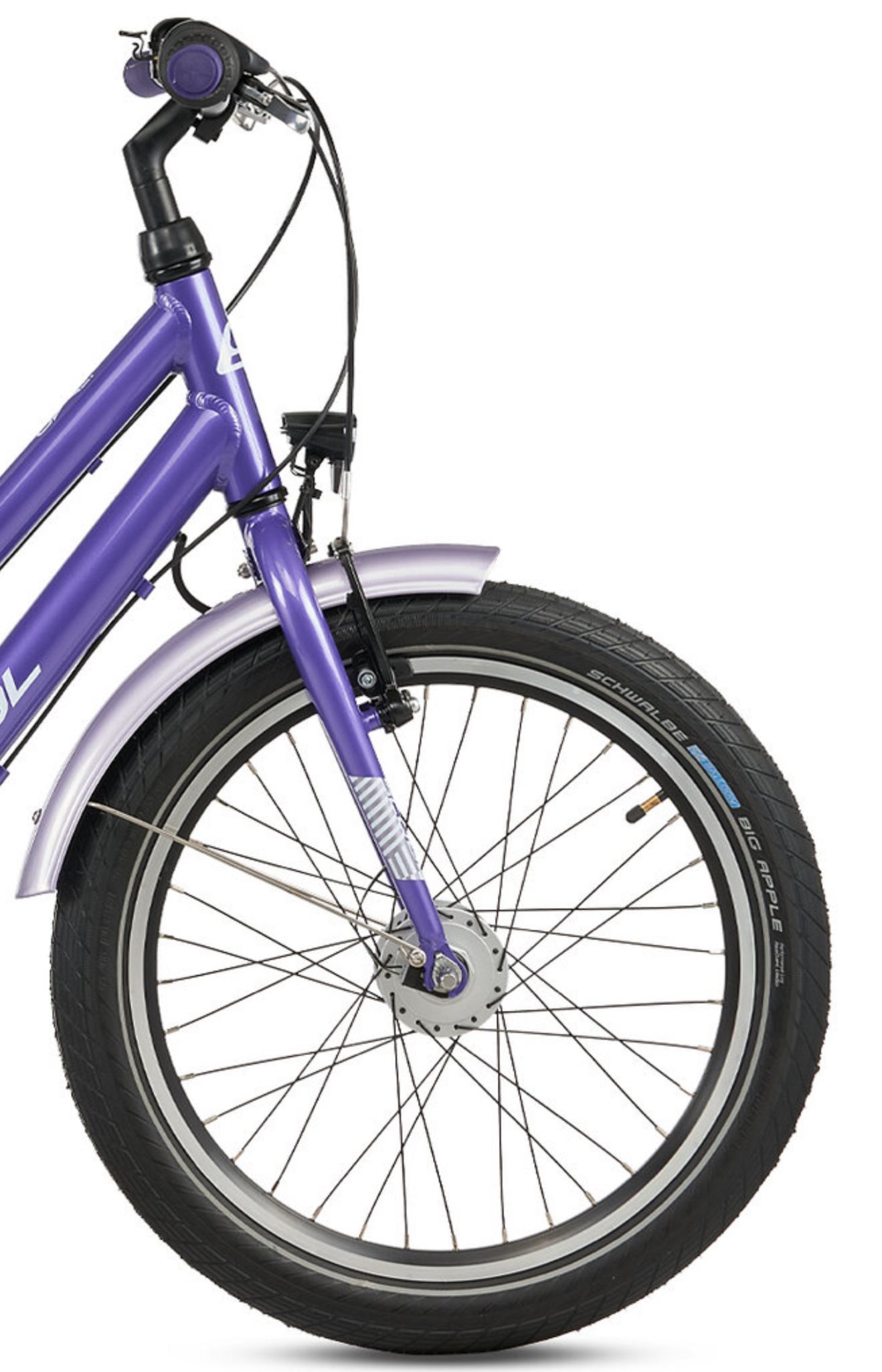 S'COOL chiX pro alu 20" Purple - Lavender 3-Speed 6+