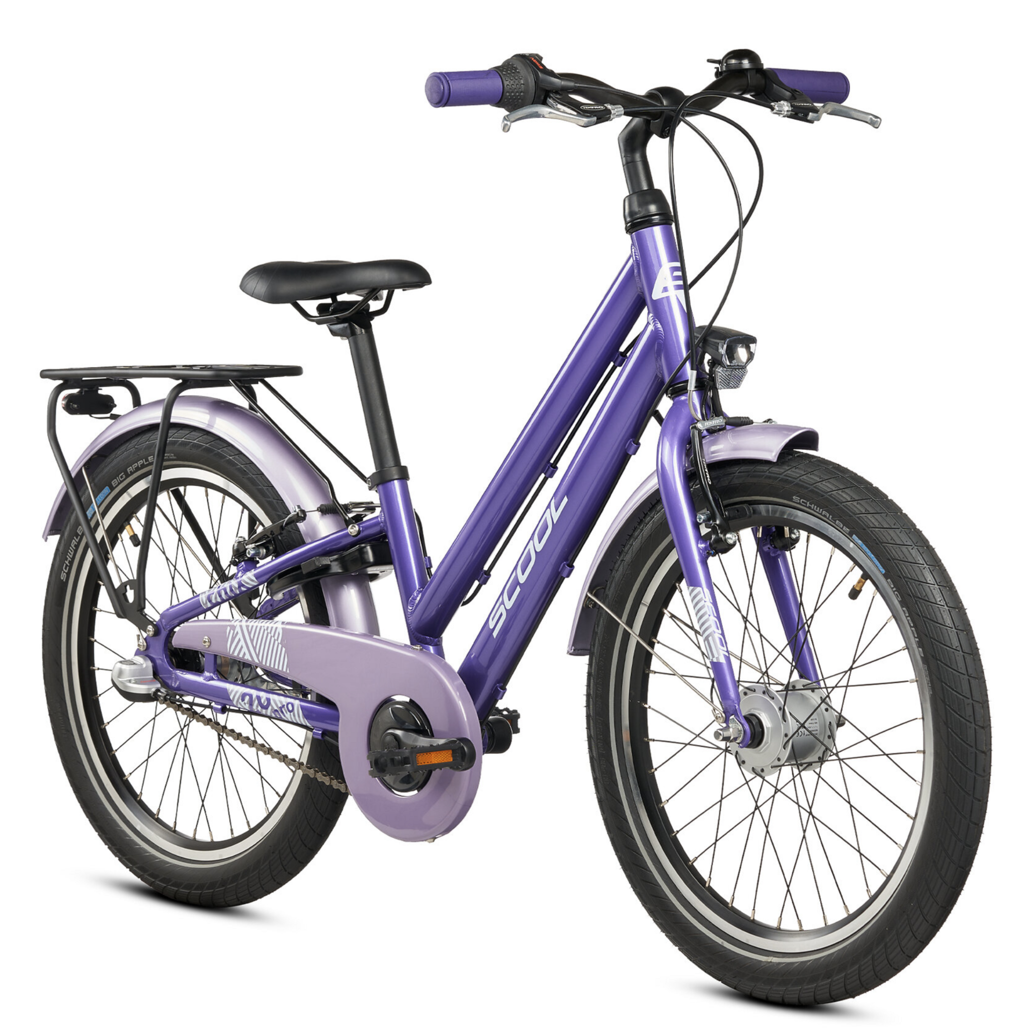 S'COOL chiX pro alu 20" Purple - Lavender 3-Speed 6+