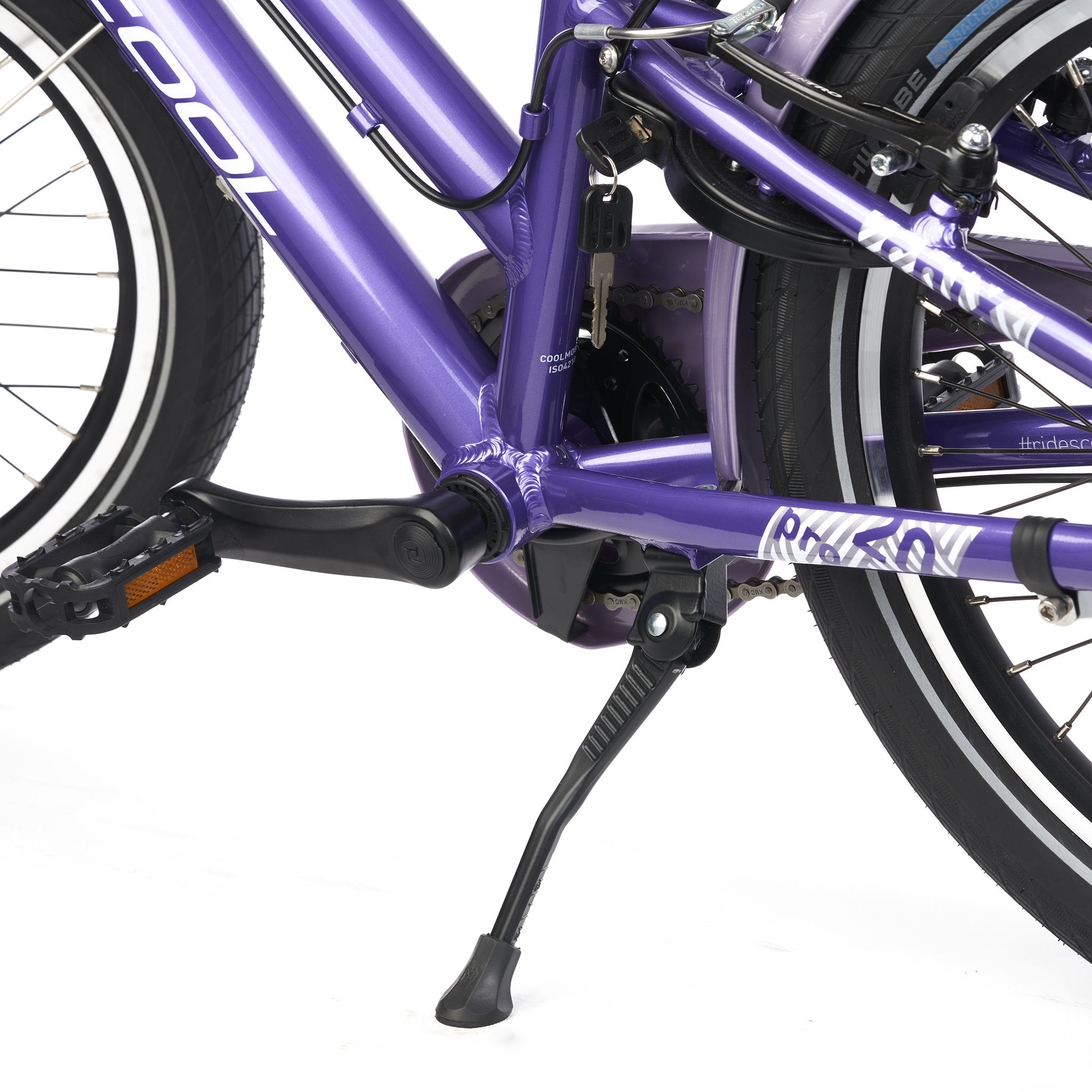 S'COOL chiX pro alu 20" Purple - Lavender 3-Speed 6+