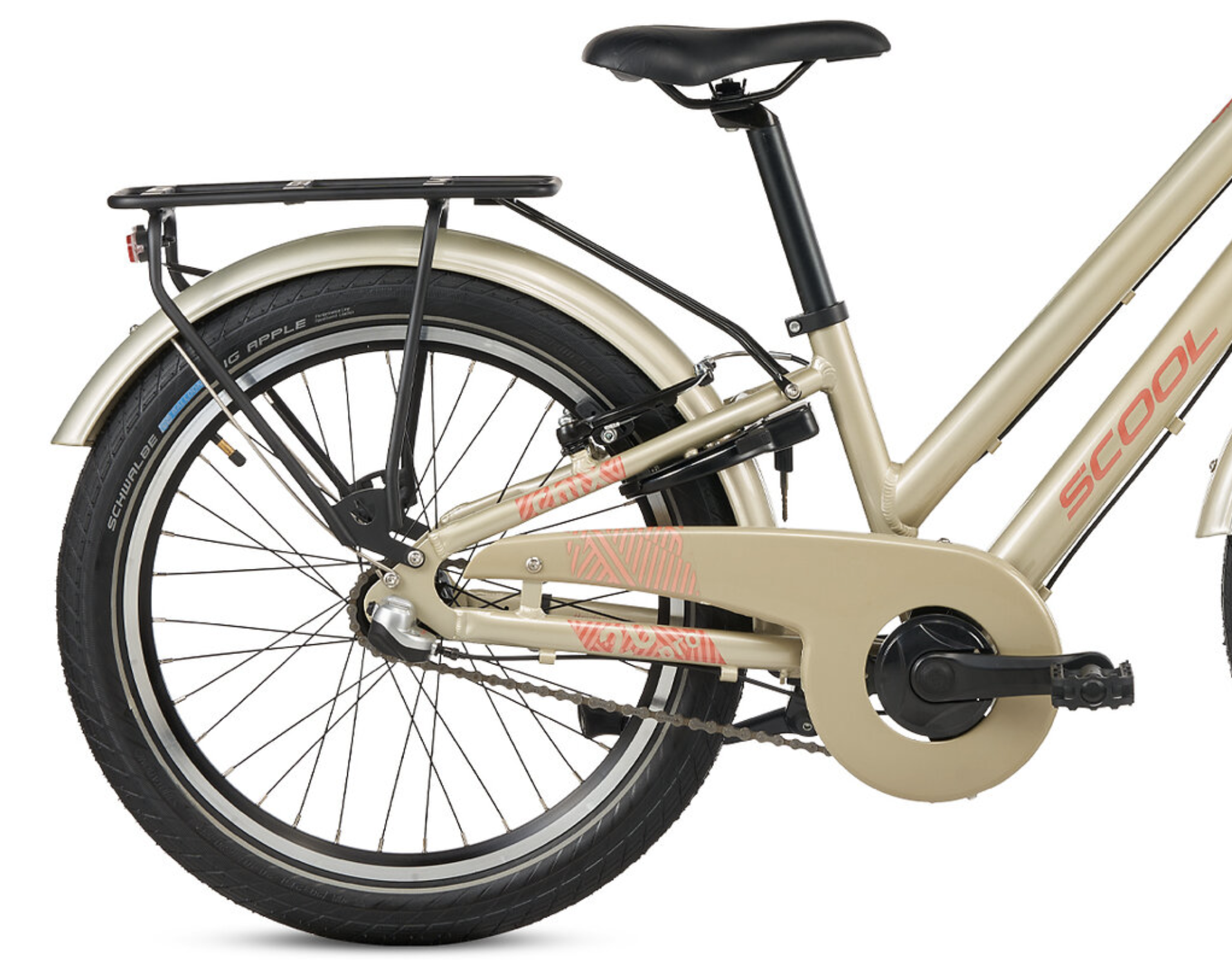 S'COOL chiX pro alu 20" Champagne 3-Speed 6+