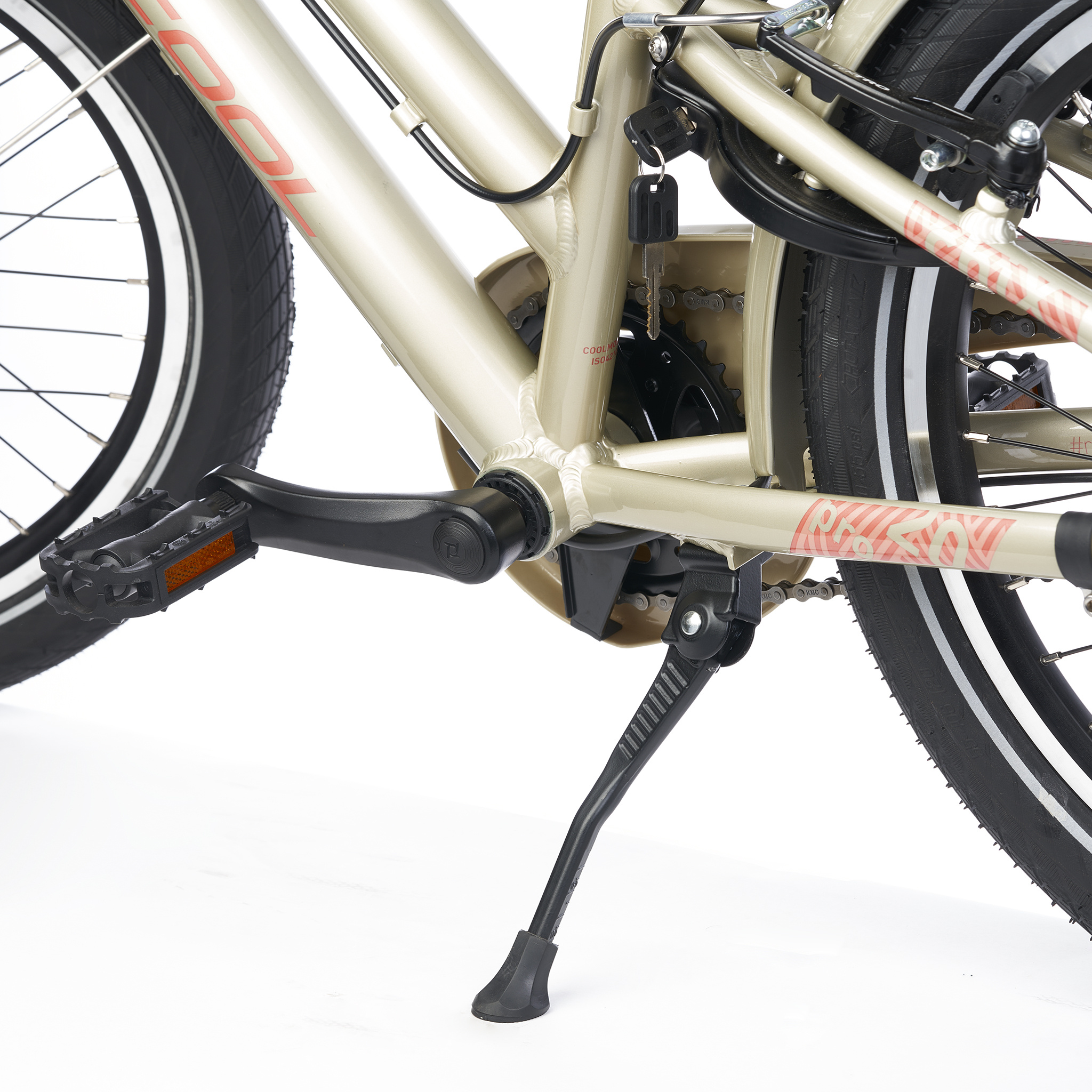 S'COOL chiX pro alu 20" Champagne 3-Speed 6+