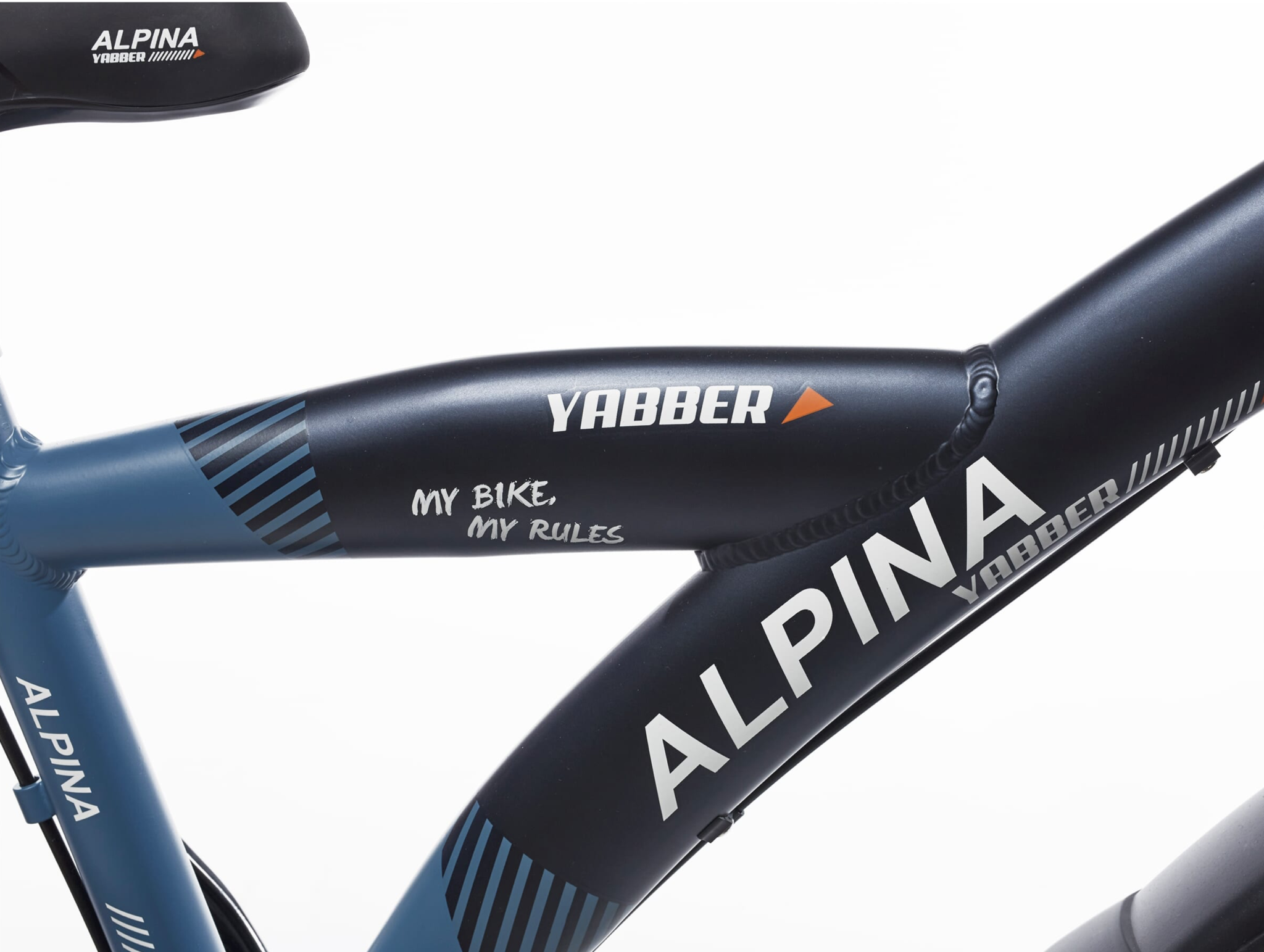 Showroom model - Alpina Yabber jongensfiets 22" Stone Blue - Navy 6+