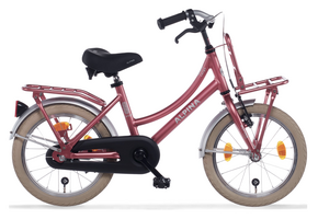 Showroom model - Alpina Cargo meisjesfiets met voordrager 16" Berry Red Matt 4+