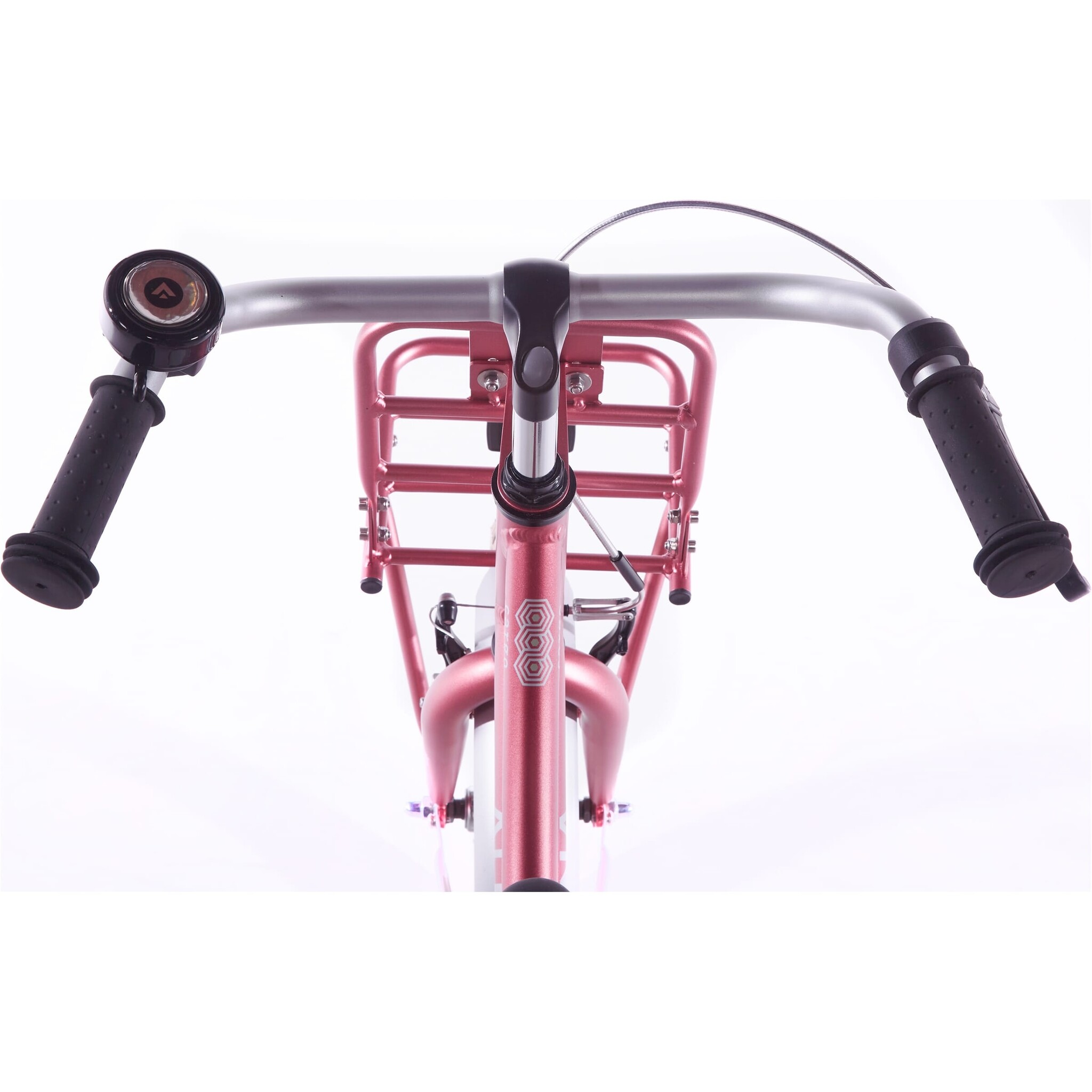 Showroom model - Alpina Cargo meisjesfiets met voordrager 16" Berry Red Matt 4+