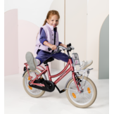 Showroom model - Alpina Cargo meisjesfiets met voordrager 16" Berry Red Matt 4+