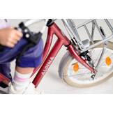 Showroom model - Alpina Cargo meisjesfiets met voordrager 16" Berry Red Matt 4+