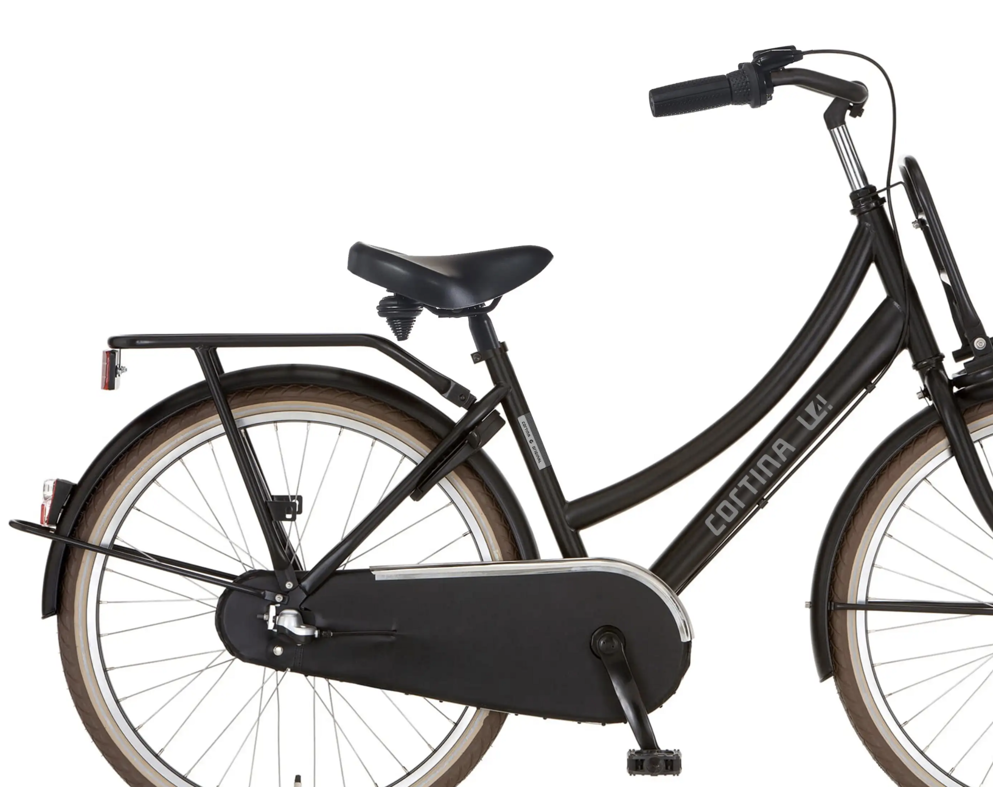 Showroom model - Cortina U4 Mini L24 meisjesfiets 24" 3-speed Jet Black Matt 8+