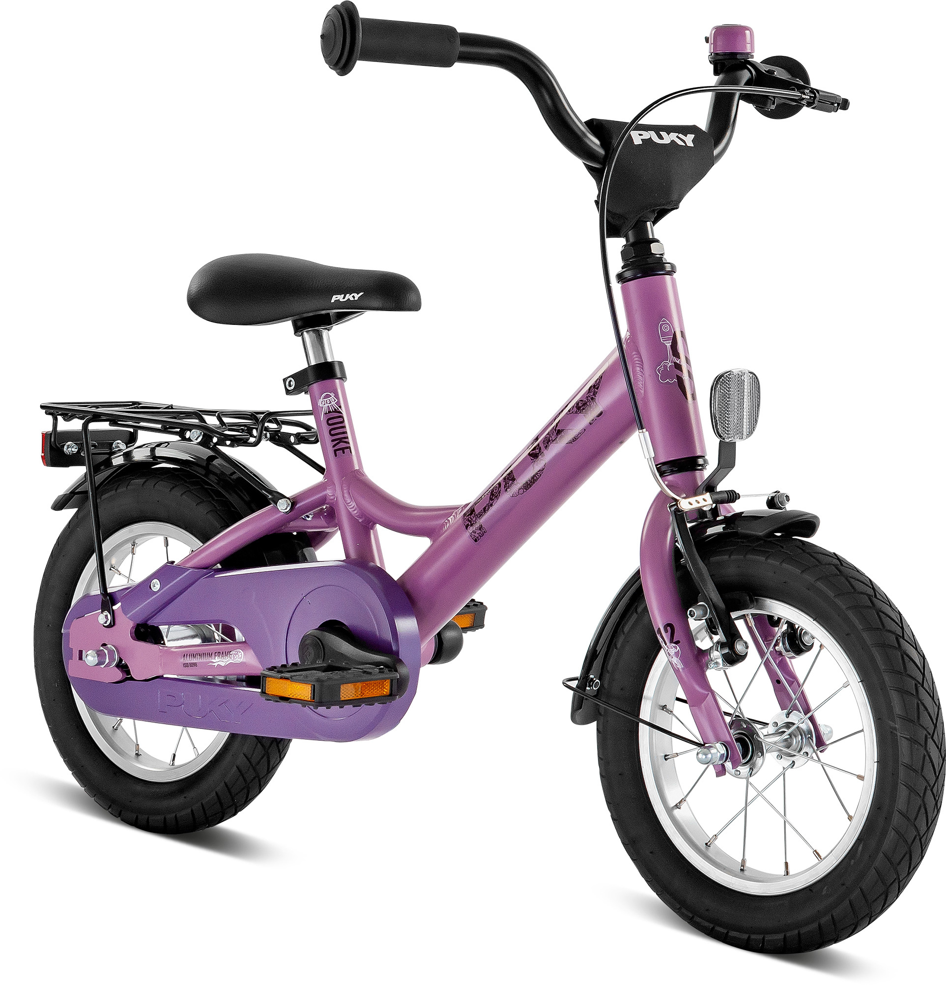 Showroom model - Puky 12" YOUKE aluminium Perky-Purple 3+