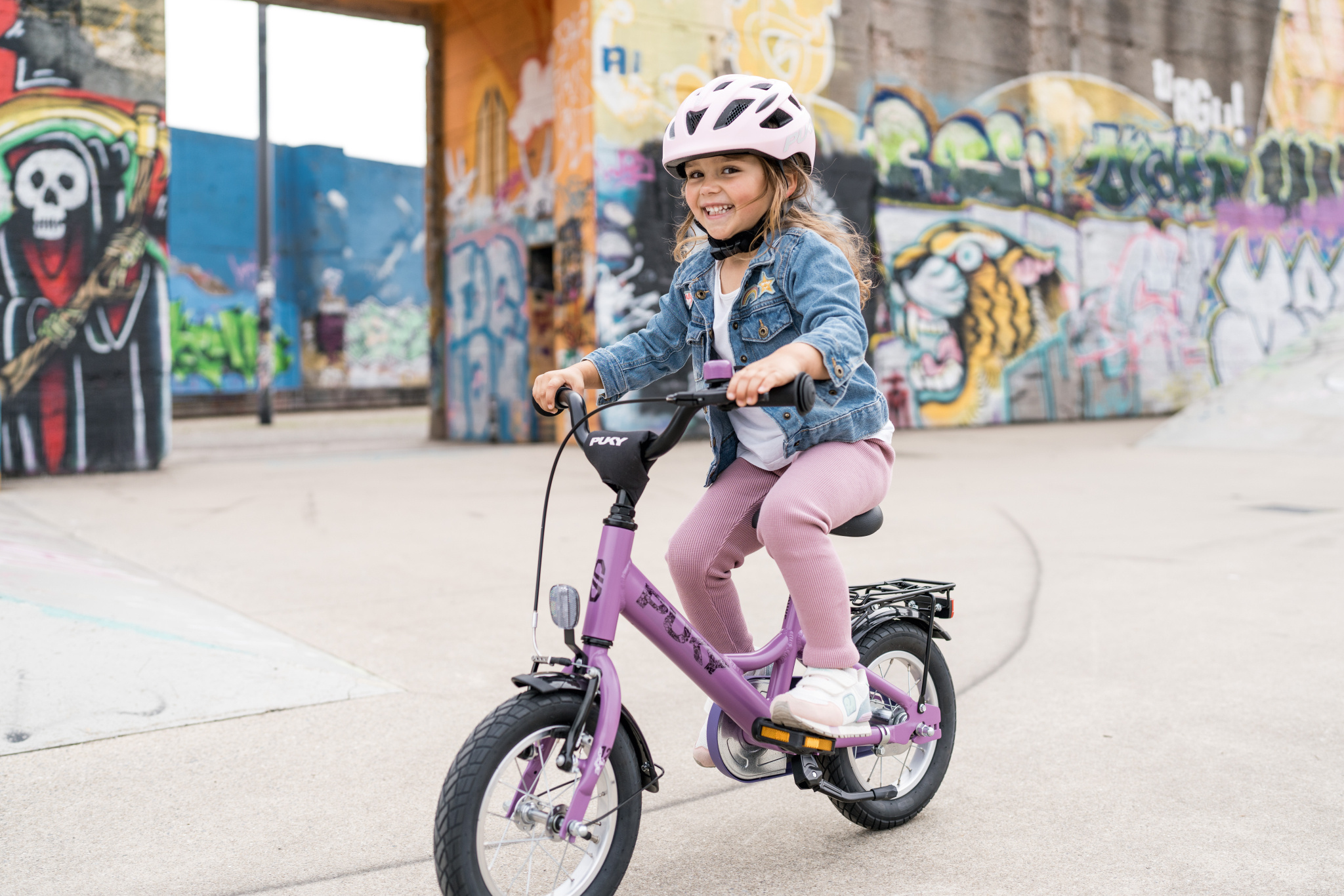 Showroom model - Puky 12" YOUKE aluminium Perky-Purple 3+
