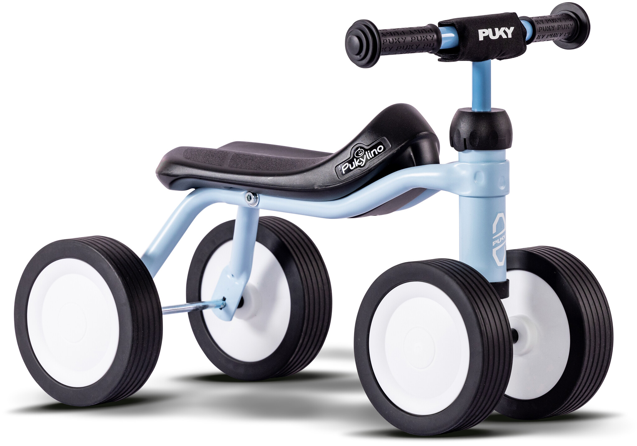 Showroom model - Pukylino oefenfiets met 4 wielen Retro Blauw 1+